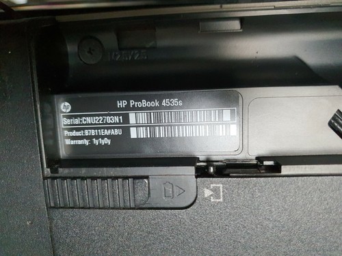 HP PROBOOK 4535s AMD A4-3305M 1.90GHz Motherboard 15.6 LCD 320GB (Spare repair ) - Picture 8 of 12