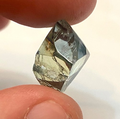 Big Loose CVD Diamond VVS1 Clarity 14.75 Ct H-I Fancy Green Certified Rare Facet - Picture 8 of 10