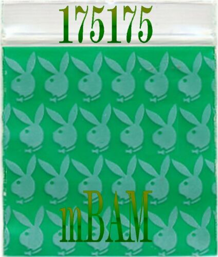 100 CONFEZIONI DARK BUNNY 1510 Sacchetti Apple Zip 1,5X1,0" Mini Borse - Foto 12 di 12