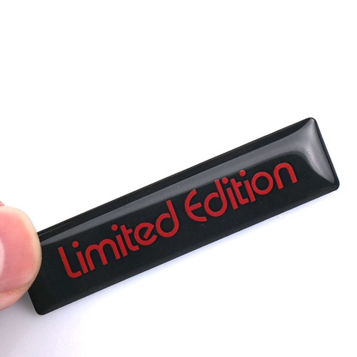 4Pcs Car 3D Red Limited Edition Logo Sticker Emblem Badge Decal Accessories - Picture 2 of 5