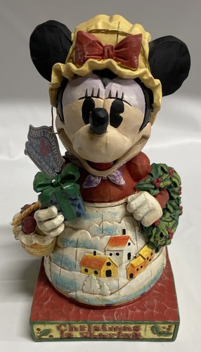 Jim Shore Disney Heartwarming Holiday Christmas Is Sharing Minnie Mouse 4004042 - Picture 9 of 15