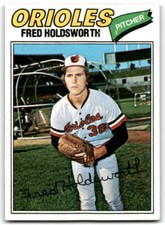 1977 Topps #466 Fred Holdsworth Baltimore Orioles