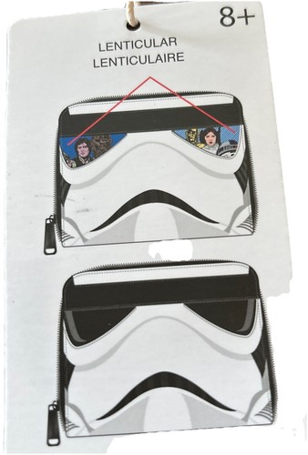 Loungefly Star Wars Stormtrooper Lenticular Cosplay Zip Around Wallet - Picture 7 of 8