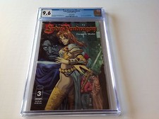 LADY PENDRAGON V3 3 CGC 9.6 DYNAMIC FORCES GOLD ALLEY CAT 1 PREVIEW IMAGE COMICS