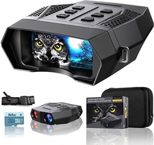 Night Vision LCD Digital Screen Binoculars Goggles 32GB Infrared Color w Case