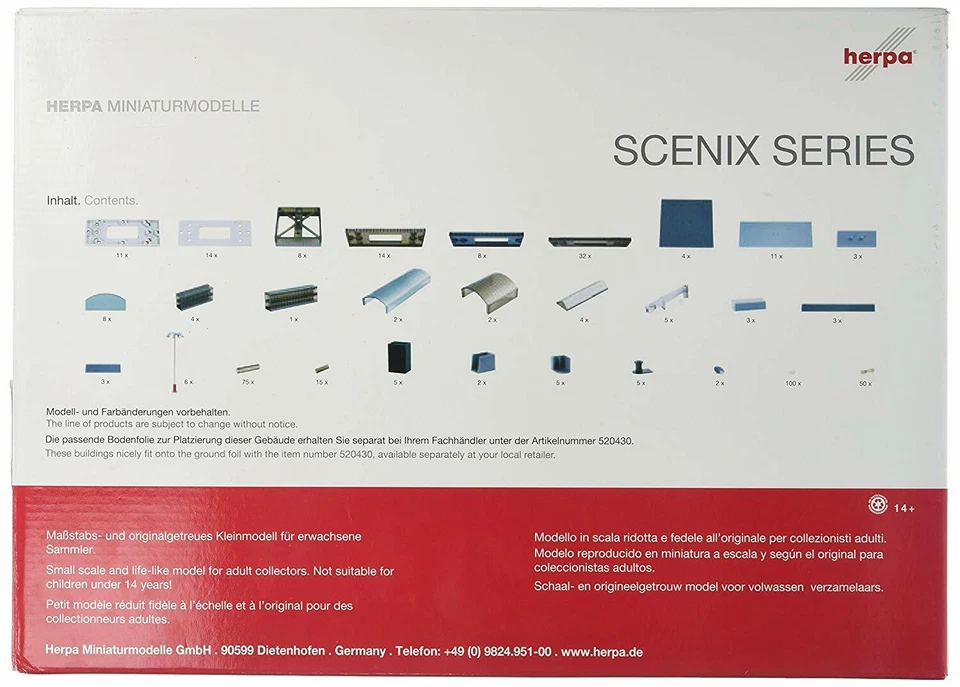 1/500 Herpa SCENIX SERIES Airport Terminal hall Basis Set 1 model kit - Image 2 of 4