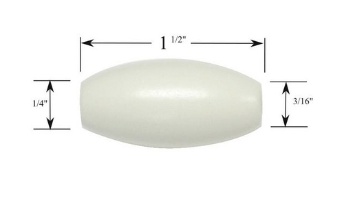 Condensador de 1 1/2" BORLA DE CABLE CIEGO DE MADERA - Diseño de barril ~ Elige tu acabado - Imagen 4 de 12