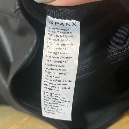 Spanx Faux Leather Leggings Black S - Picture 7 of 7