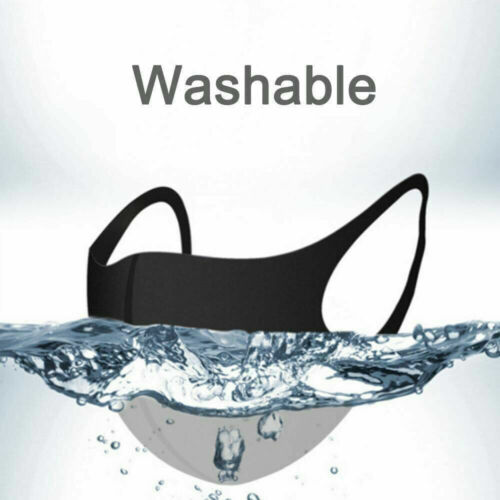 Confezione 2 Mascherine Viso Riutilizzabili Lavabili Traspiranti Unisex Copri Panno USA Fatte a Mano - Foto 7 di 12