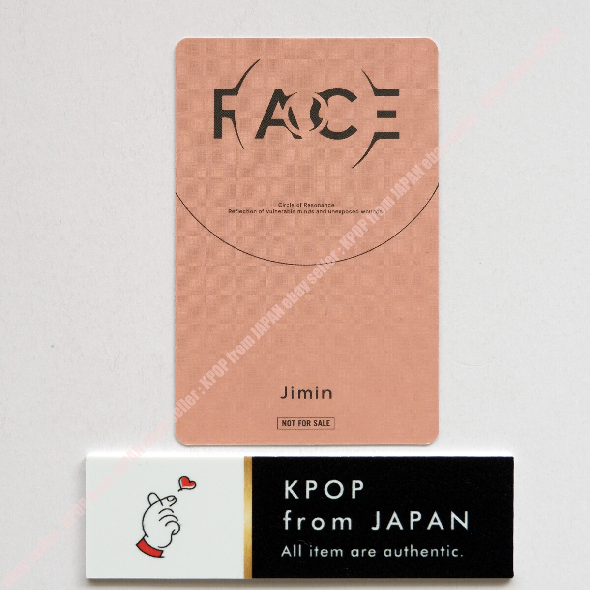 BTS JIMIN ジミン FACE ユニバ トレカ ラキドロ ラッキードロー