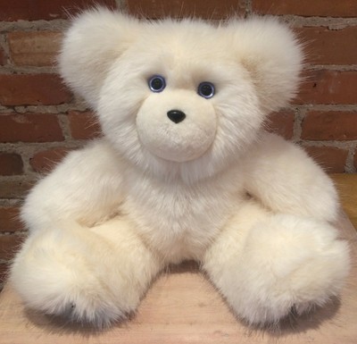 blue eyed teddy bear