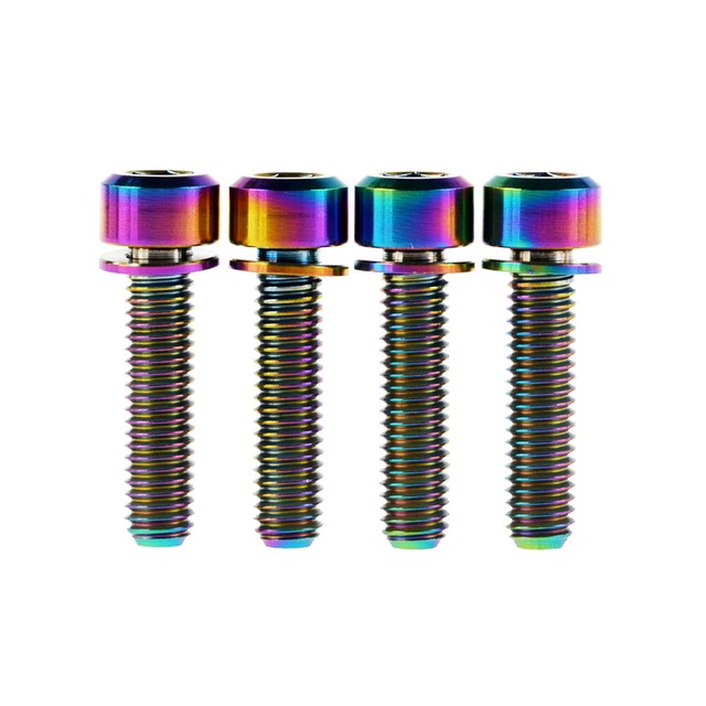Ti Hex Socket Bolts M4 Socket Button Head Metric Screw M4X6,8,10,12,15,20,25,30