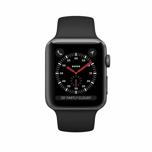 Apple Watch Series 3 GPS + Cellular Aluminum 38/42mm Case with Sport Band - Photo 2 sur 4