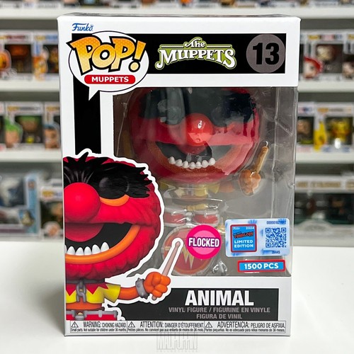 Funko Pop Los Muppets Animal Flocado Tocando Batería Jim Henson NYCC 1500 Piezas 13