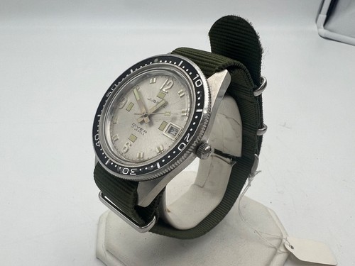 u251 Jubilee Diver Manual Wind 17 Jewel Date Watch - Picture 5 of 7