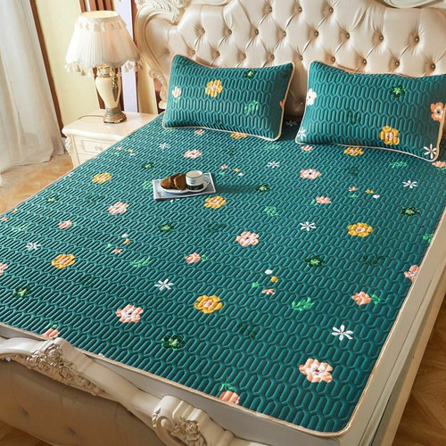 Ice Silk Latex Summer Sleeping Mat Soft Breathable Bed Mattress Pillowcase 4size - Picture 30 of 30