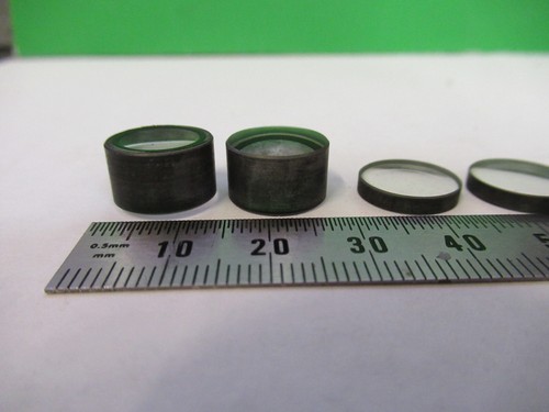 LOT MINI LENSES ZEISS GERMANY MICROSCOPE PART AS PICTURED X4-A-13 - Photo 2 sur 8