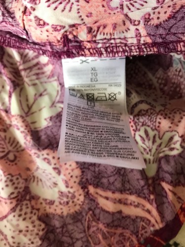 Old Navy Damen Midikleid Größe XL Blumen Baumwolle Preppy Sommer Sommerkleid - Bild 7 von 7