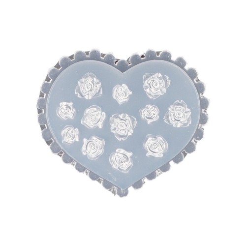 Flower Nail Art Silicone Molds Silicone Nail Carving Mold Flower Earrings Molds - Picture 9 of 18