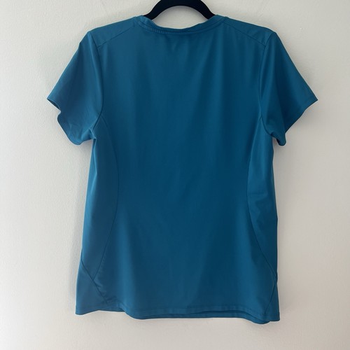 REI SOHO Women's Teal Short-Sleeve Polyester Hiking Outdoors Shirt - Size M - Picture 9 of 14