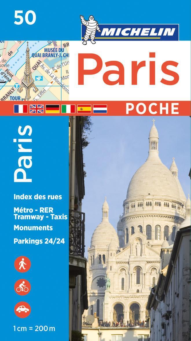 Thumbnail - Paris Pocket - Michelin City Plan 50 City Plans Michelin (land-)karte