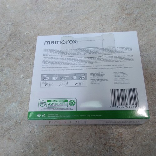 Memorex High Speed CD-RW Discs. 5-Pack. 12x/700MB/80 Min. For Home and PC - Picture 2 of 3