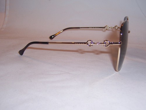 NUEVAS GAFAS DE SOL GUCCI GG 0879S 001 DORADAS/GRIS AUTÉNTICAS 0879 - Imagen 6 de 8