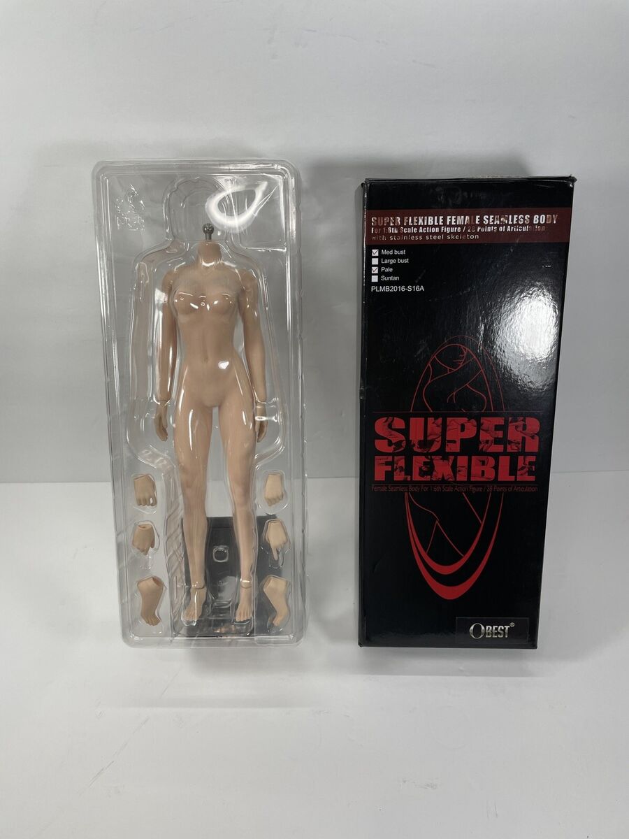 OBEST TBleague Super Flexible Female Seamless Body 1:6 M Bust/Pale  PLMB2016-S16A