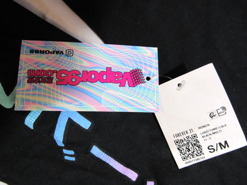NEU Vapor 95 Langarm Computer Repair Anime Style Damen Shirt Gr. S/M - Bild 9 von 10