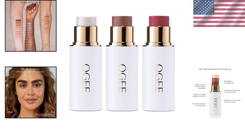 Sculpt Your Glow: Crystal Contour Stick Collection - Bronzer, Blush & Highlight - Picture 2 of 11