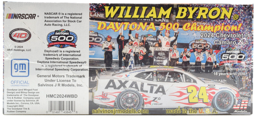 Salvino JR Modelos "Axalta" William Byron 2024 Camaro ZL1 - Daytona 1/24 Kit Coche - Imagen 2 de 3