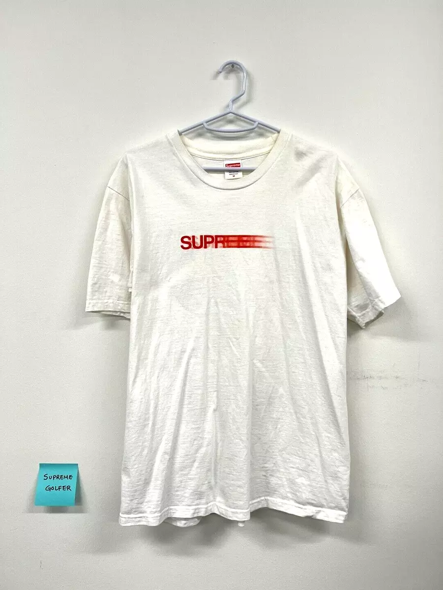 Supreme Motion Logo White Tee Size Medium