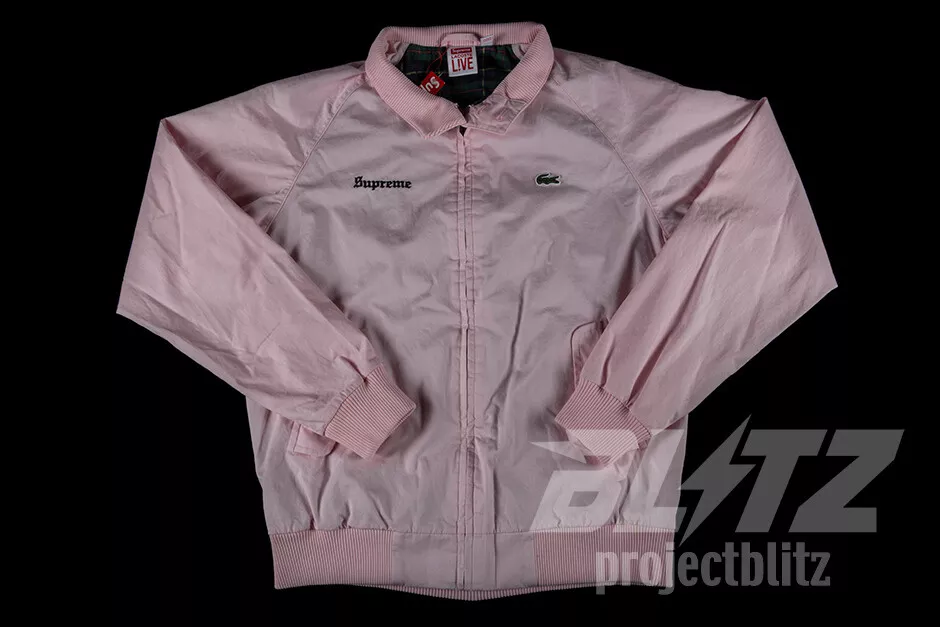 VESTE SUPREME LACOSTE HARRINGTON ROSE CLAIR L SS17