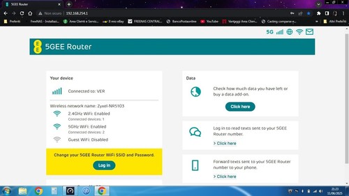 Zyxel NR5103 Modem FWA 5G LTE SA/NSA firmware 5GEE, Wi-Fi 6, 4x4 MiMo, SBLOCCATO - Zdjęcie 14 z 20