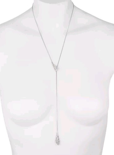 Alexis Bittar Encrustat Lariat Neckles Swarovski Crystals Origami 24” STUNNING - Picture 4 of 4
