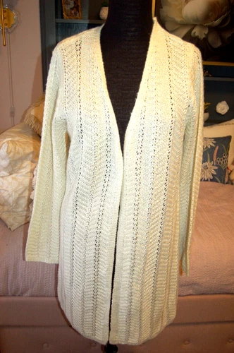 ND New Directions Women's Cardigan Sweater XL w/ Slight Sparkle