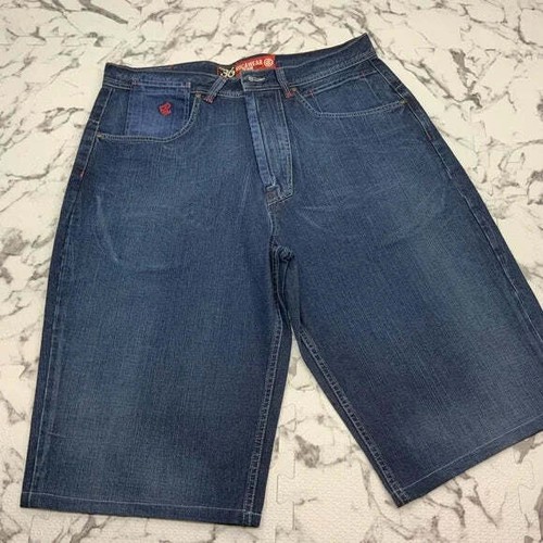 Corto uomo Rocawear Dk blu denim nuovo con etichetta - Foto 2 di 5