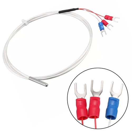 Practical PT100 Temperature Sensor Probe 3 Terminal 3 3ft Cable Length - Picture 24 of 24