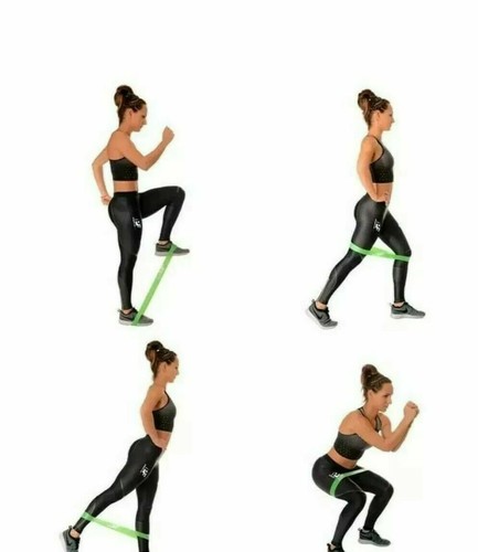 Excercise Resistance Band Set With 3 Tension Levels - Picture 2 of 4