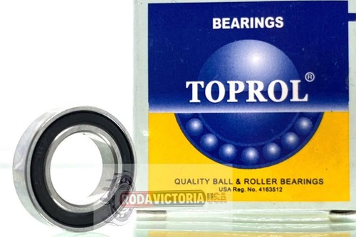 6803-2RS C3 Premium Sealed Ball Bearing, 17x26x5mm TOPROL 61803 - Picture 3 of 3