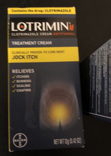 Lotrimin AF CREAM Anti Fungal JOCK ITCH 12gm (2 Boxes) Expiration 02/2025 New - Picture 6 of 10