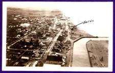 Vintage Nome Alaska Bird's Eye View Real Photo Postcard