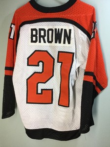vintage size small 21 dave brown philadelphia flyers hockey jersey flyers jersey ebay
