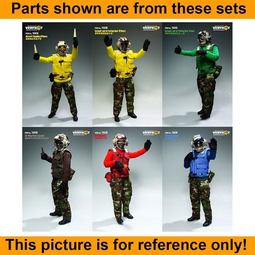 Navy Flight Deck Crew - Pantalones camuflados - Escala 1/6 - Figuras de acción muy populares - Imagen 2 de 3