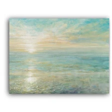 Sunrise Framed Canvas Stretched Ready to Hang 50x40 Home decor Gift.