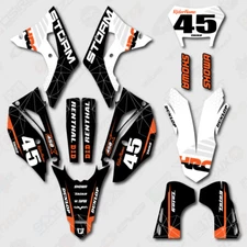 Orange Storm Racing Graphics kit fits Honda Crf450X 19-25 Crf 450X 450 Decals