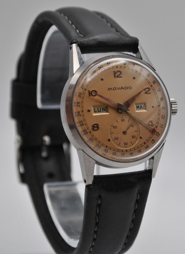 Movado Triple Calander Manual wind stainless-steel gents watch ref 14846 - Picture 10 of 13