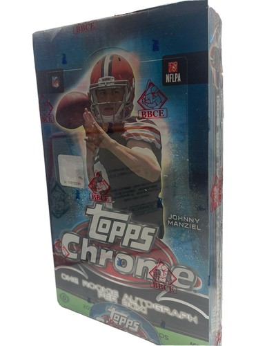 2014 Topps Chrome Football Factory Sealed Hobby Box BBCE FASC From A Sealed Case - Picture 3 of 6