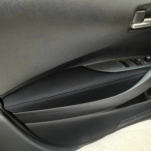For Toyota Corolla 2020-2022 Leather 4Pcs Interior Door Armrest Handle Cover - Picture 7 of 8