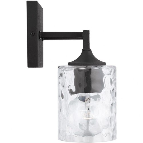 Capital Lighting 137321BI-486 Clint Clear 2-Light 200 Watts11"Hx14"W, Black Iron - Picture 2 of 8